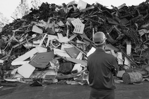 Professional loft clearance team at work in Southgate