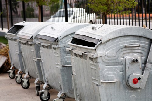 Eco-friendly disposal during garage clearance